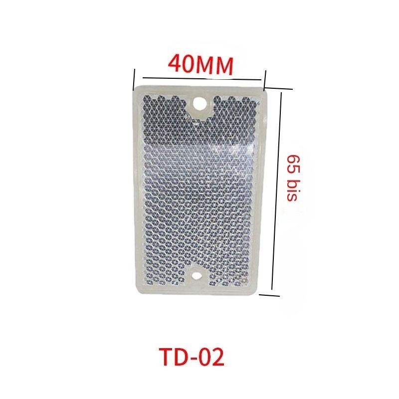 Tấm Phản Quang Hồng Ngoại TD-02 - Gương Phản Xạ Tổ Ong, Kích Thước 65x40mm, Hiệu Suất 90%