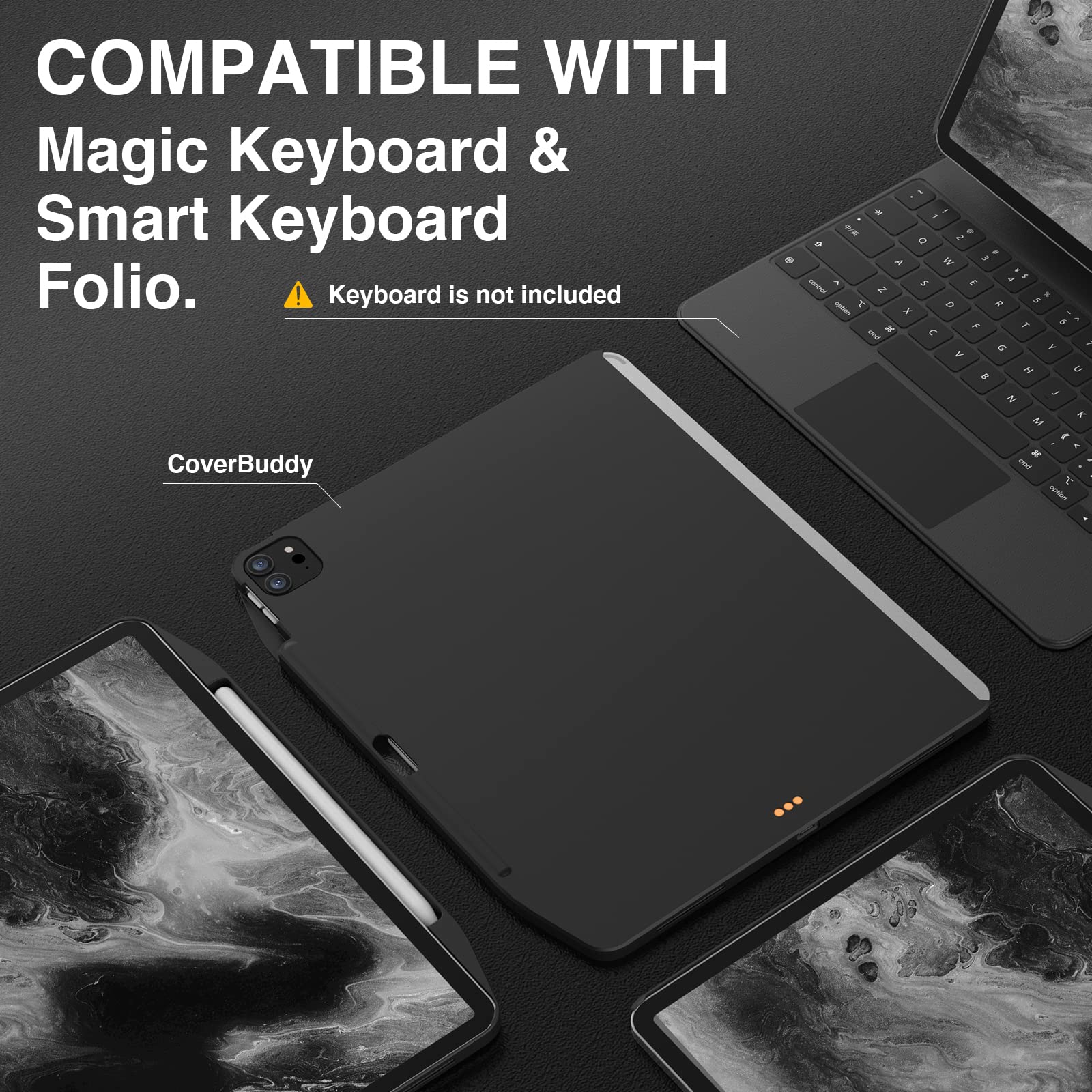Smart Keyboard Folio Magic Keyboard Compatible Case Goojodoq