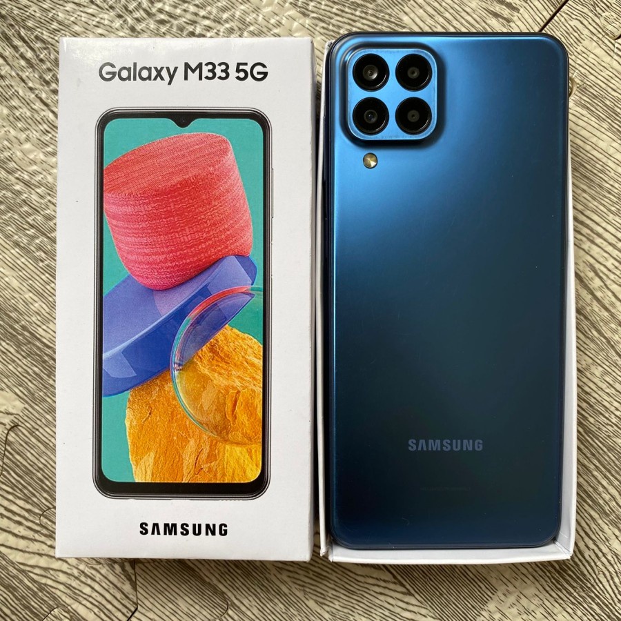 Samsung M33 5G Ram 6/128GB | Ram 8/128GB Second Original Harga 1,925,025 rupiah*Gratis Ongkir