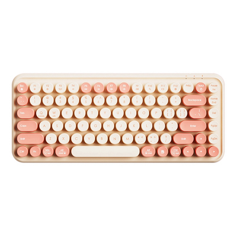 C72.4G Wireless Bluetooth Keyboard Dual Mode Keyboard Rechargeable Keyboard Support Tablet Laptop Gift for Girl