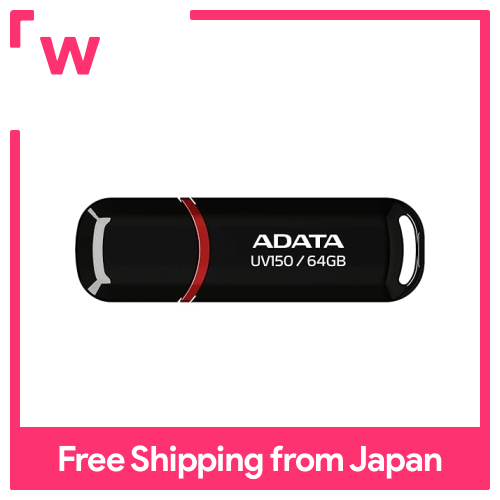 Eidata] bộ nhớ USB 64GB UV150 Đen USB 3.2 Gen 1 tốc độ cao Tốc độ đọc tối đa 100Mb/GIÂY AUV150-64G-RBK-I