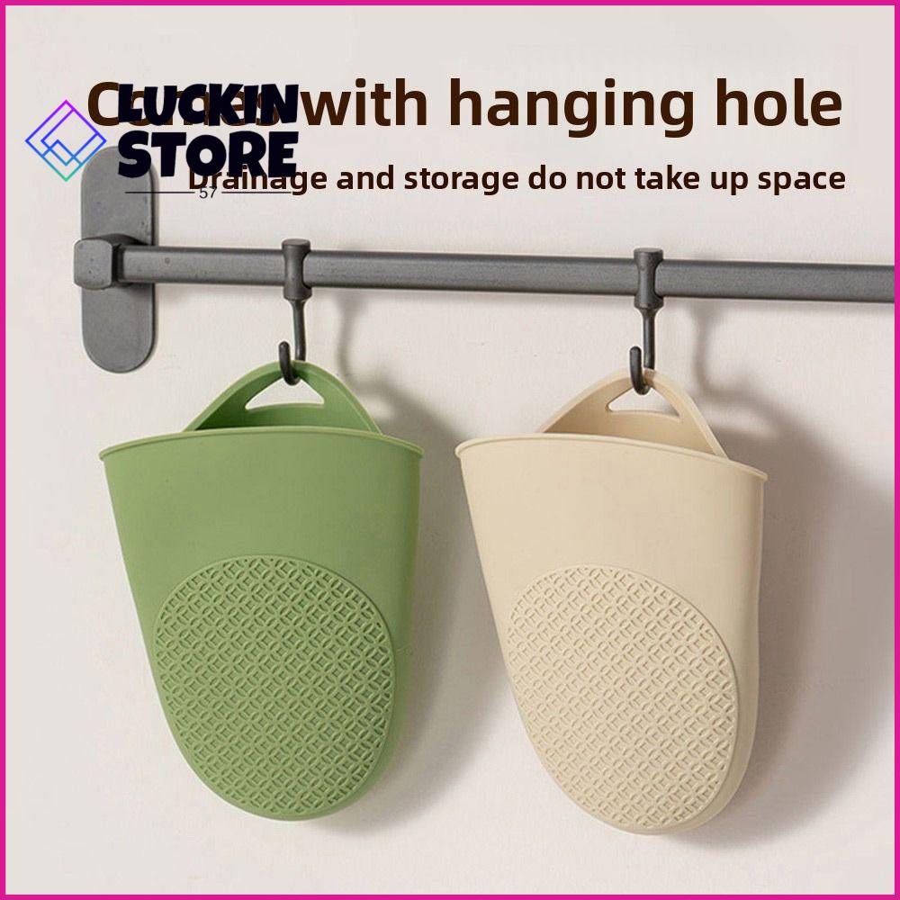 TREND 57SHOP 1pc Chịu nhiệt Găng tay lò nướng silicone Không trượt Dày hơn Găng tay lò nướng Chống thấm nước Găng tay nướng dùng cho nấu nướng BBQ và nướng bánh