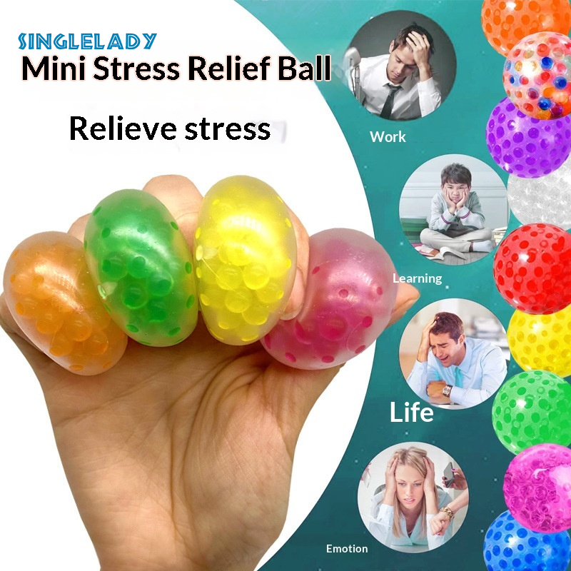[Squeeze Toys, Squishy Toys Anti-Stress Toys, Slow Squishies, Flexible Water Beads for Sensory Stress Relief, for Hand Therapy and Mental Relaxation.,Sensory Stress Relief Squishy Water Bead Balls for Hand Therapy and Mind Relaxation,] ราคา 19 บาท*ส่งฟรี