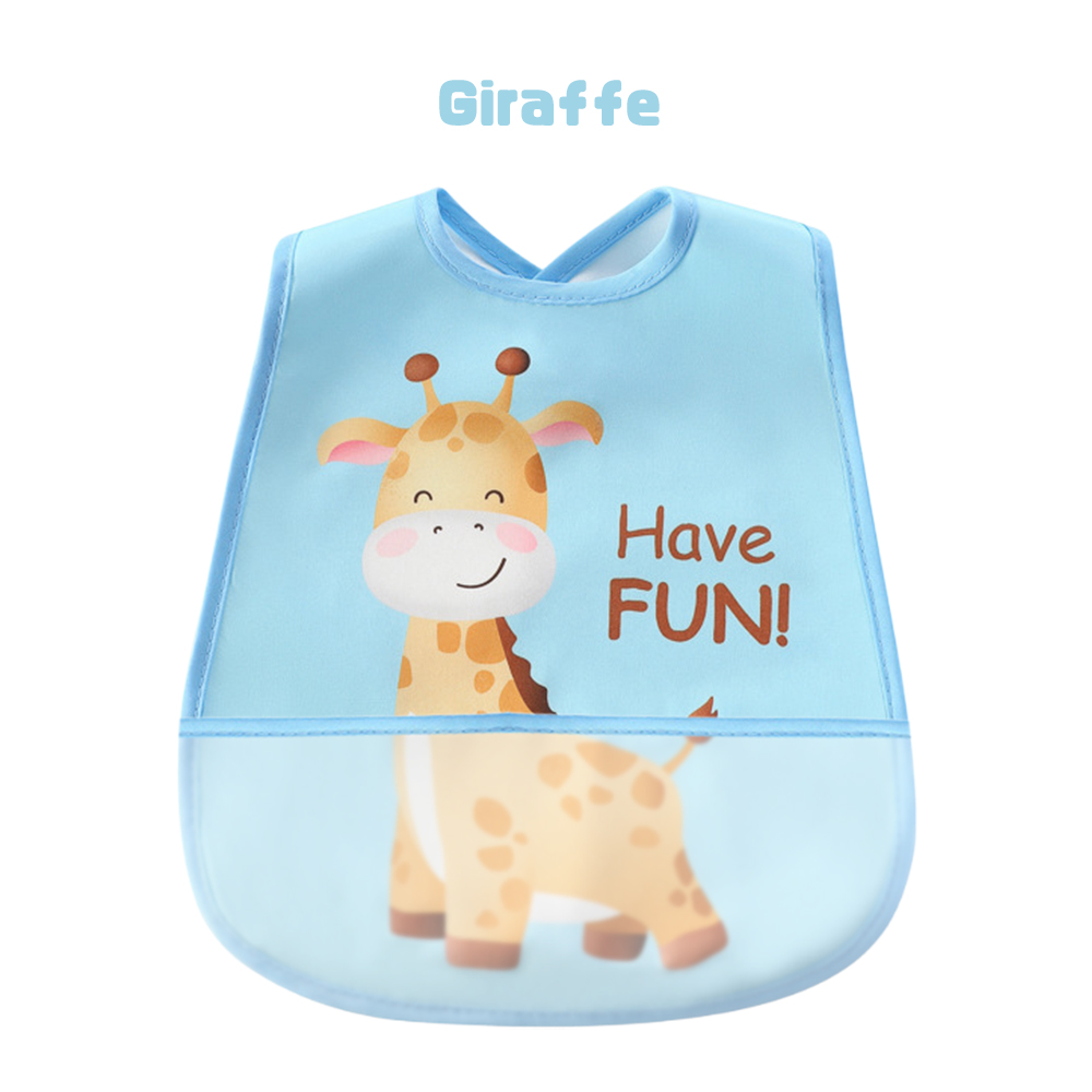 Mumystation U-Shape Waterproof Baby Bib Feeding Bib Cute Dinosaur Saliva Towel Baby Bib Soft Breathable 可爱儿童围兜