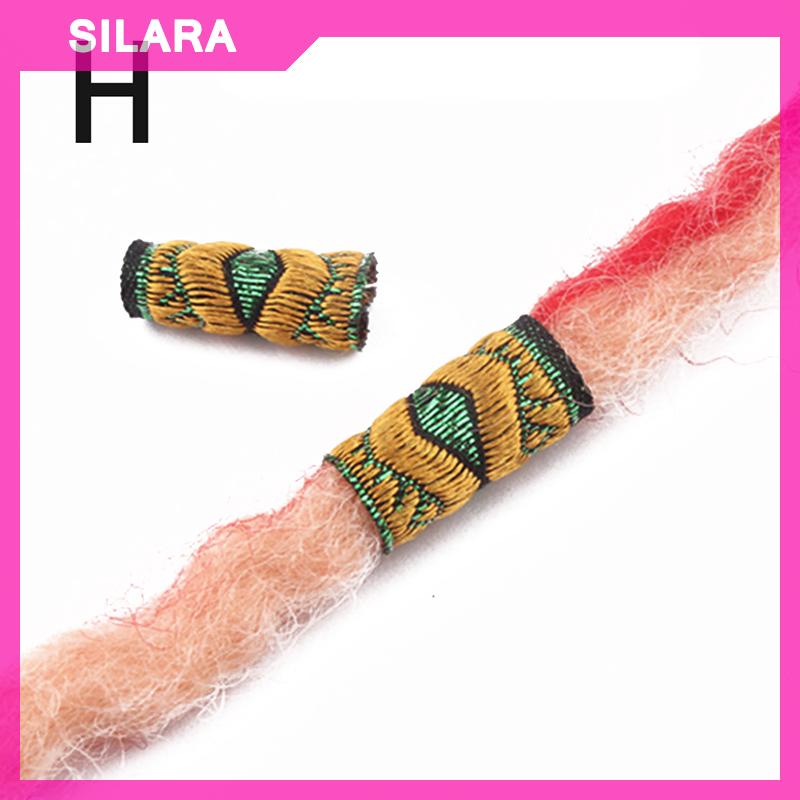 SILARA Dread dreadlock kẹp hạt cho tóc bện hạt ống phụ kiện tóc