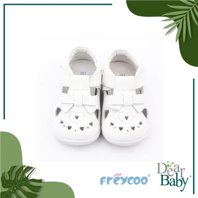 Freycoo - White Nora Flexi-Sole Toddler Shoes
