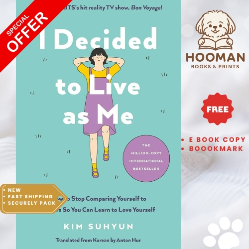 I Decided to Live as Me: An Illustrated Checklist by Kim Suhyun – Paperback with free bookmark