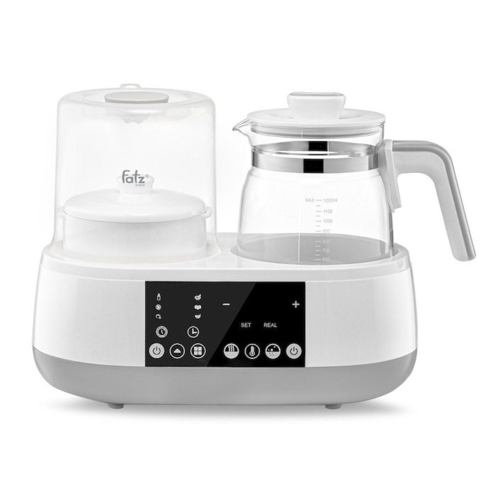 Máy Đa Năng Điện Tử FatzBaby Multimax 1 FB9002SJ Tiệt Trùng Hâm Sữa Hầm Cháo Máy Đun Và Hâm Nước Pha Sữa - Bibo Mart