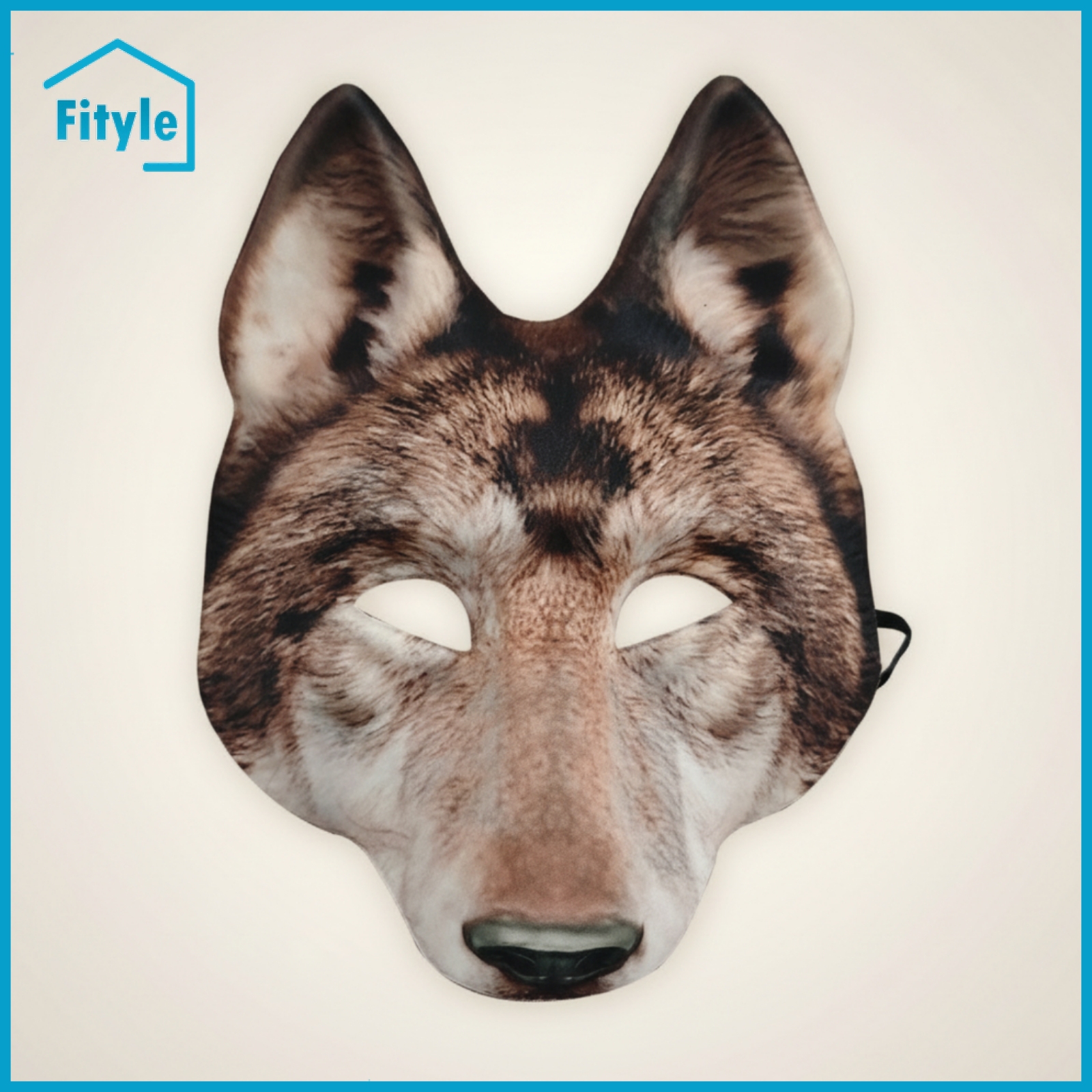 Fityle Printed Faux Hair Wolf Face Mask Eva Material Wolf Mask with Elastic Strap Realistic Soft for Costume Parties ราคา 3,103 บาท*ส่งฟรี