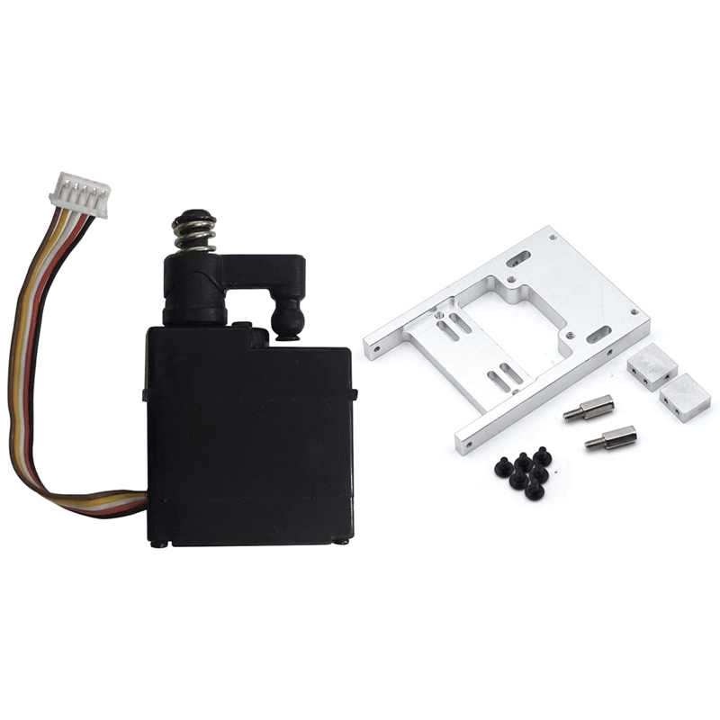Mua Steering Servo Warehouse Upgrade Fixed Mount Bracket for WPL B1 B14 & 5 Wires Servo Gear Spare Part for XLH 1/16 9130
