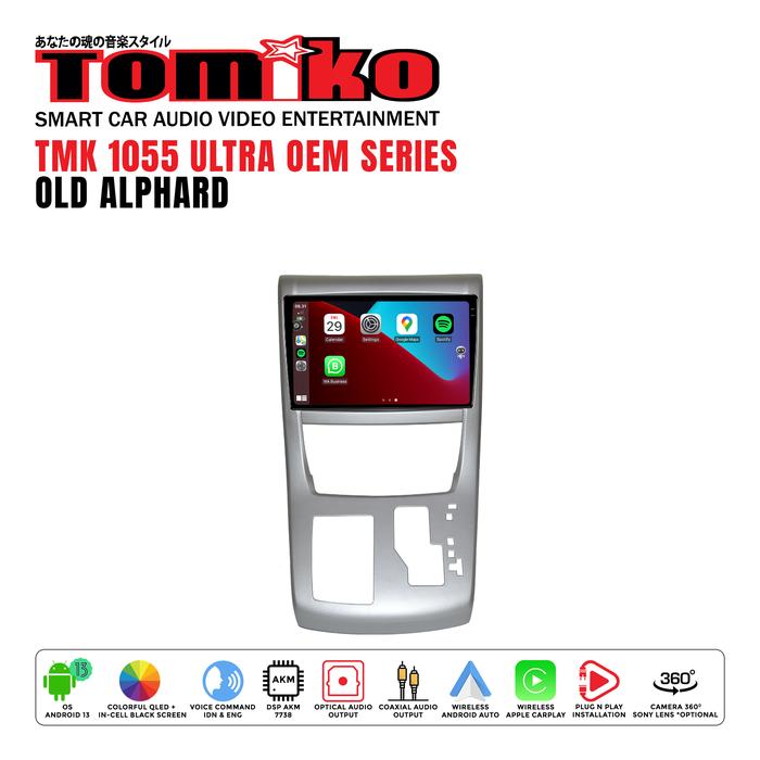 HEAD UNIT TOMIKO TMK 1055 ULTRA OEM SERIES FOR OLD ALPHARD-Megavia Store Harga 18,780,000 rupiah*Gratis Ongkir