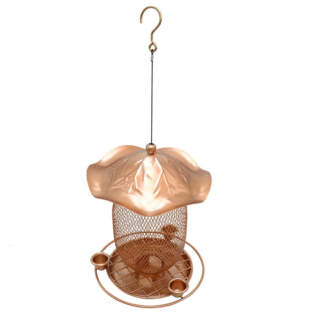Durable Bird Feeder Seed Nut Dispenser Backyard Hanging Feeder for Wild Bird