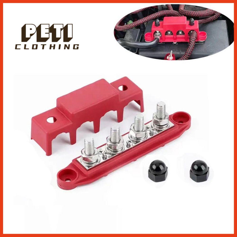 PETI CLOTHING M8 M10 Mối nối điện Đinh Tán 5/16 "3/8" 4 cách Khối thiết bị đầu cuối thanh Chất lượng