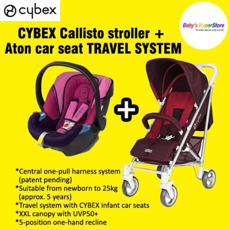 CYBEX Callisto stroller + Aton car seat TRAVEL SYSTEM Singapore