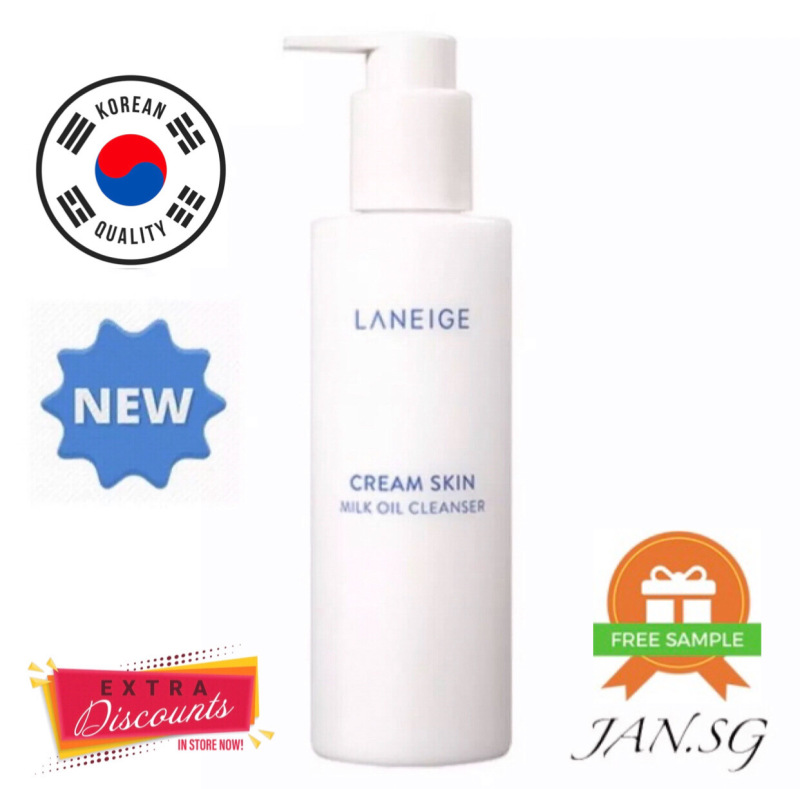 Buy *LATEST STOCKS EXPIRY 2022* Laneige Cream Skin Milk Oil Cleanser 200ml Singapore