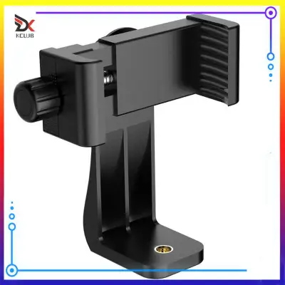 [KCLUB] Tripod Mount Mobile Phone Clip Holder Vertical Bracket 360 Degree Rotating Tripod Adapter Accessories