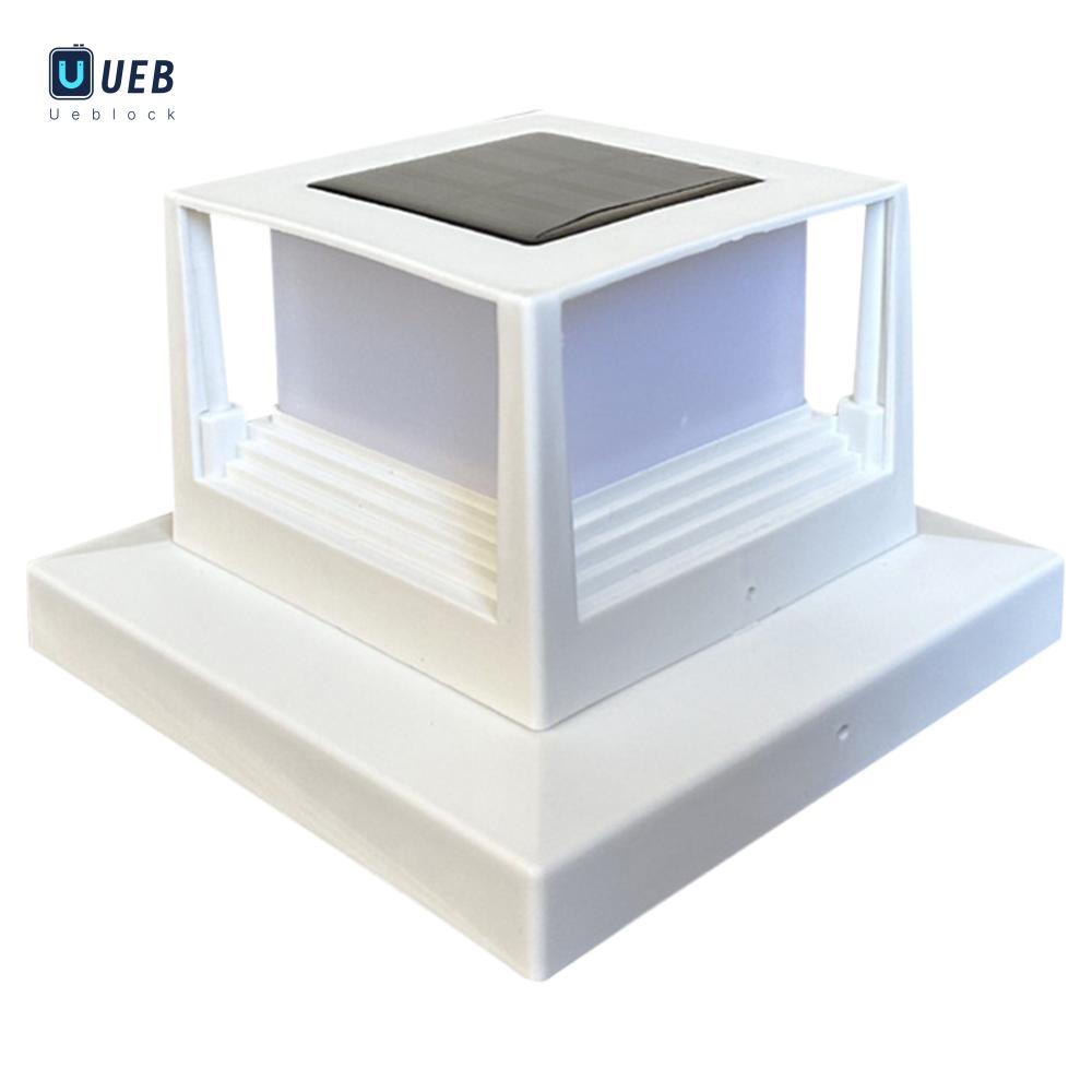 Ueblock✈ไฟโพสต์พลังงานแสงอาทิตย์ ไฟกันน้ำสำหรับโพสต์ดาดฟ้า ไฟหมวกโพสต์พลังงานแสงอาทิตย์ ไฟกลางแจ้ง ไฟถนนรั้วพลังงานแสงอาทิตย์ ราคา 201 บาท*ส่งฟรี