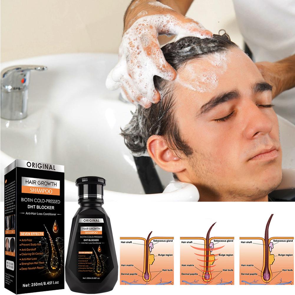 250ml Ginger Shampoo Strengthen Hair Grower Hair Care Shampoo B2W5
