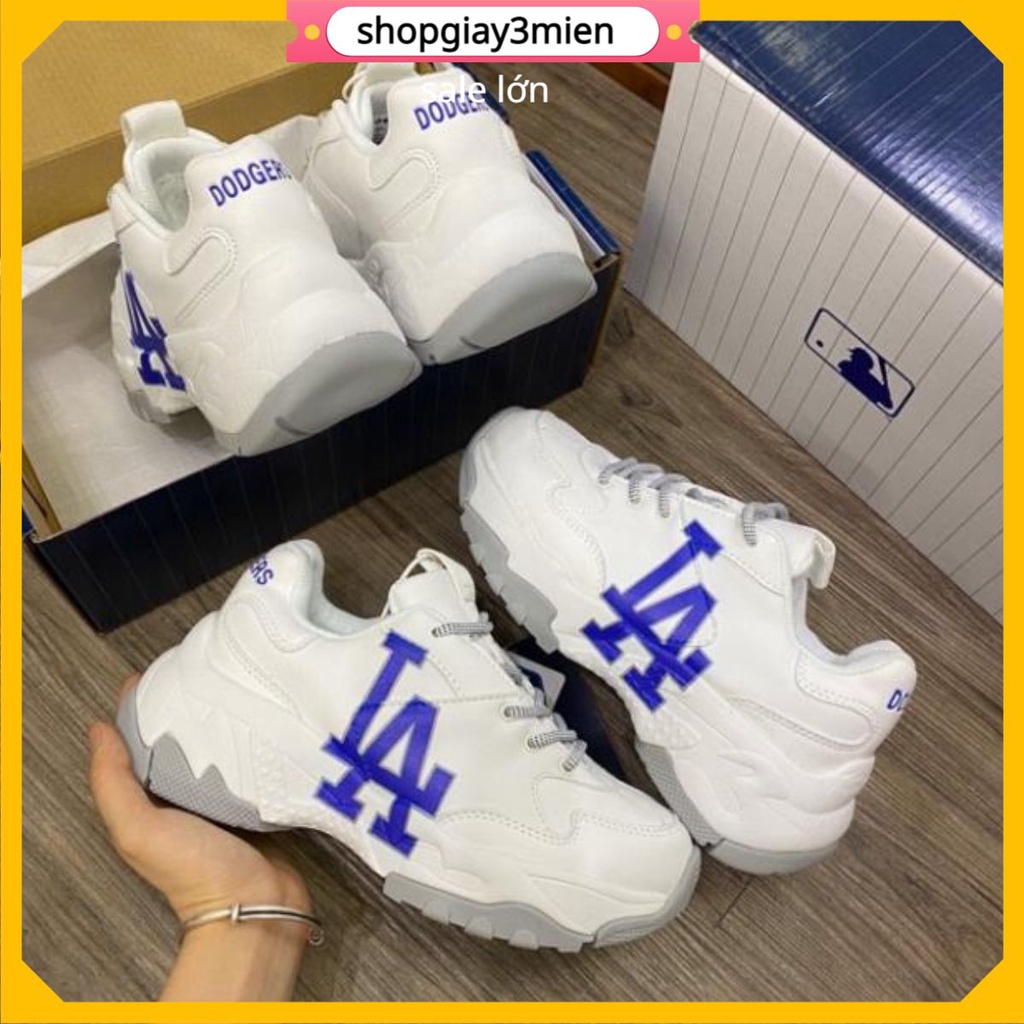 Giày mlb la, giày thể thao la kiểu dáng thể thao tăng chiều cao độn đế 4cm bản đẹp - alitastore
