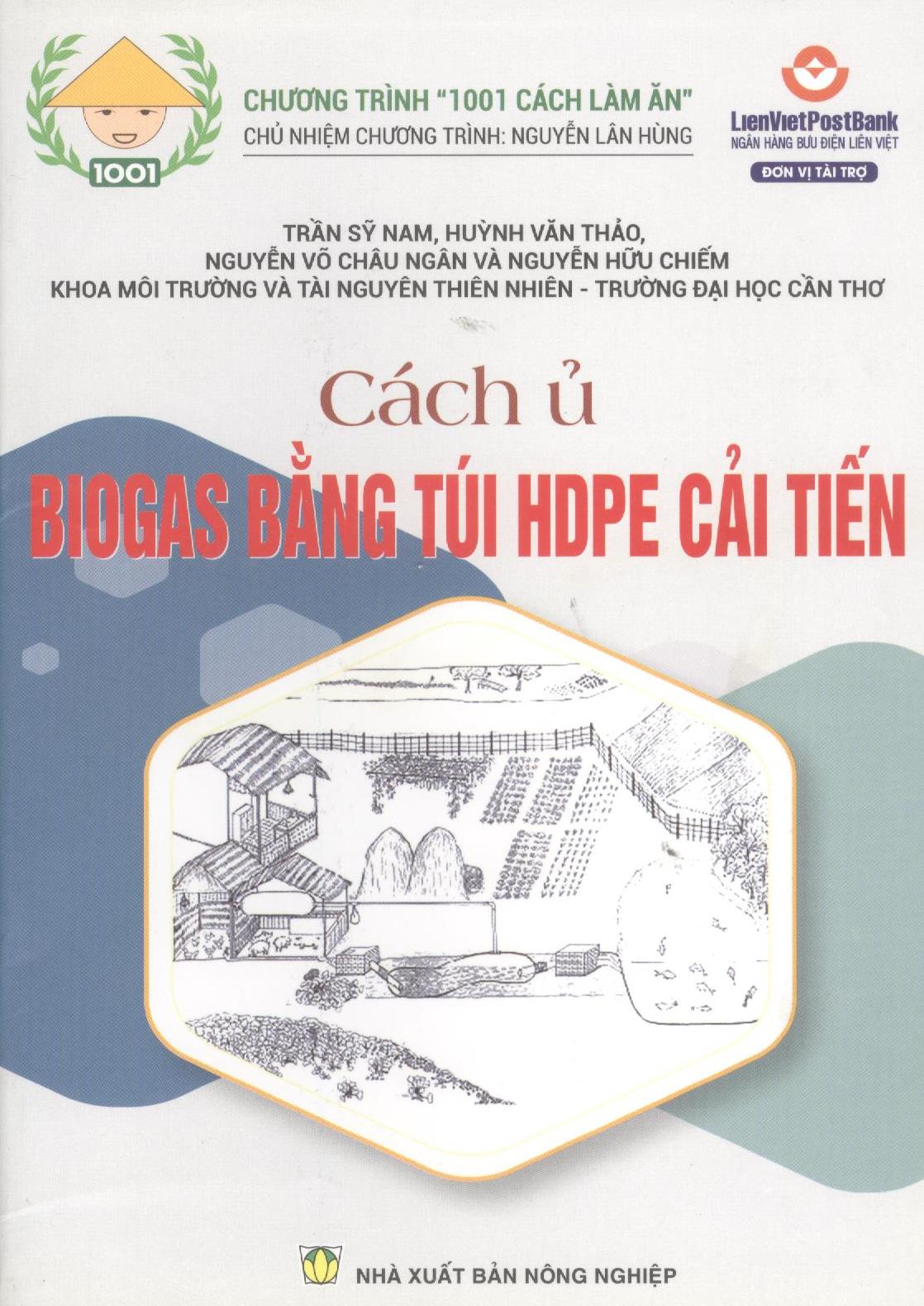 Sách - Cách Ủ Biogas Bằng Túi HDPE Cải Tiến