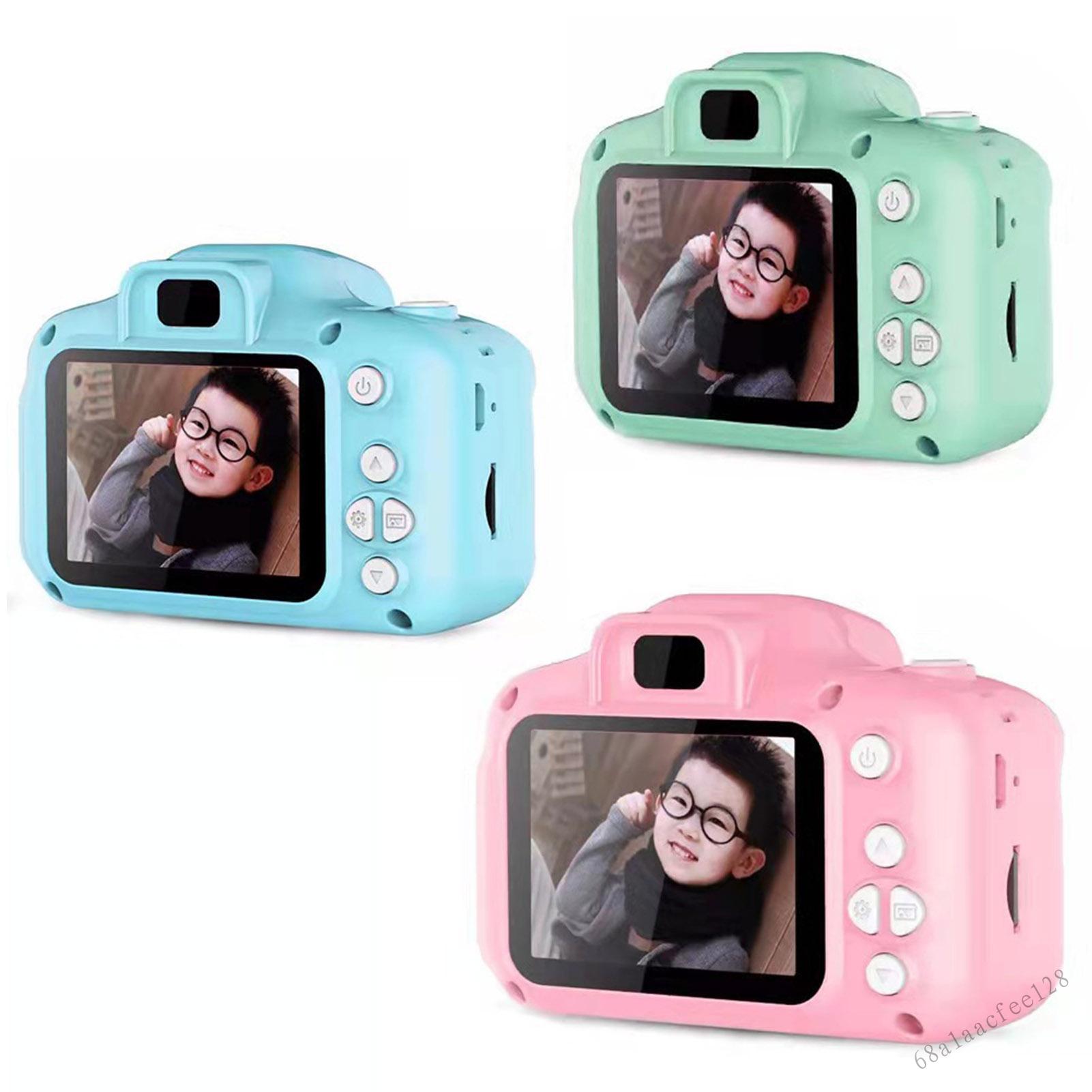 X2 Trẻ em Máy ảnh kỹ thuật số Phim hoạt hình Trẻ em Đồ chơi Đồ chơi video đa chức năng Ghi lại camera màu sáng cho trẻ em GRI-VN