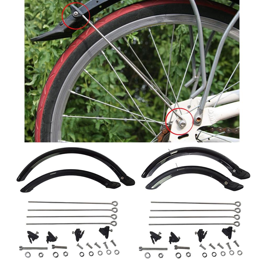 20 14 Folding Bike Mudguard Set for brake System