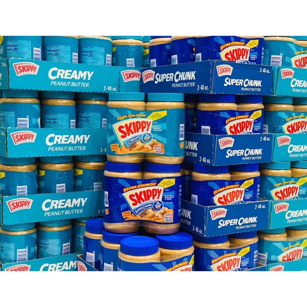 1 hộp Bơ Đậu Phộng Skippy Creamy 1.36kg - Mỹ USA. - SẢN PHẨM TỐT, RẤT HOT TRÊN THỊ TRƯỜNG ĐƯỢC ƯA CHUỘNG HIỆN NAY, HÀNG CHUẨN CHO KHÁCH YÊU TRẢI NGHIỆM