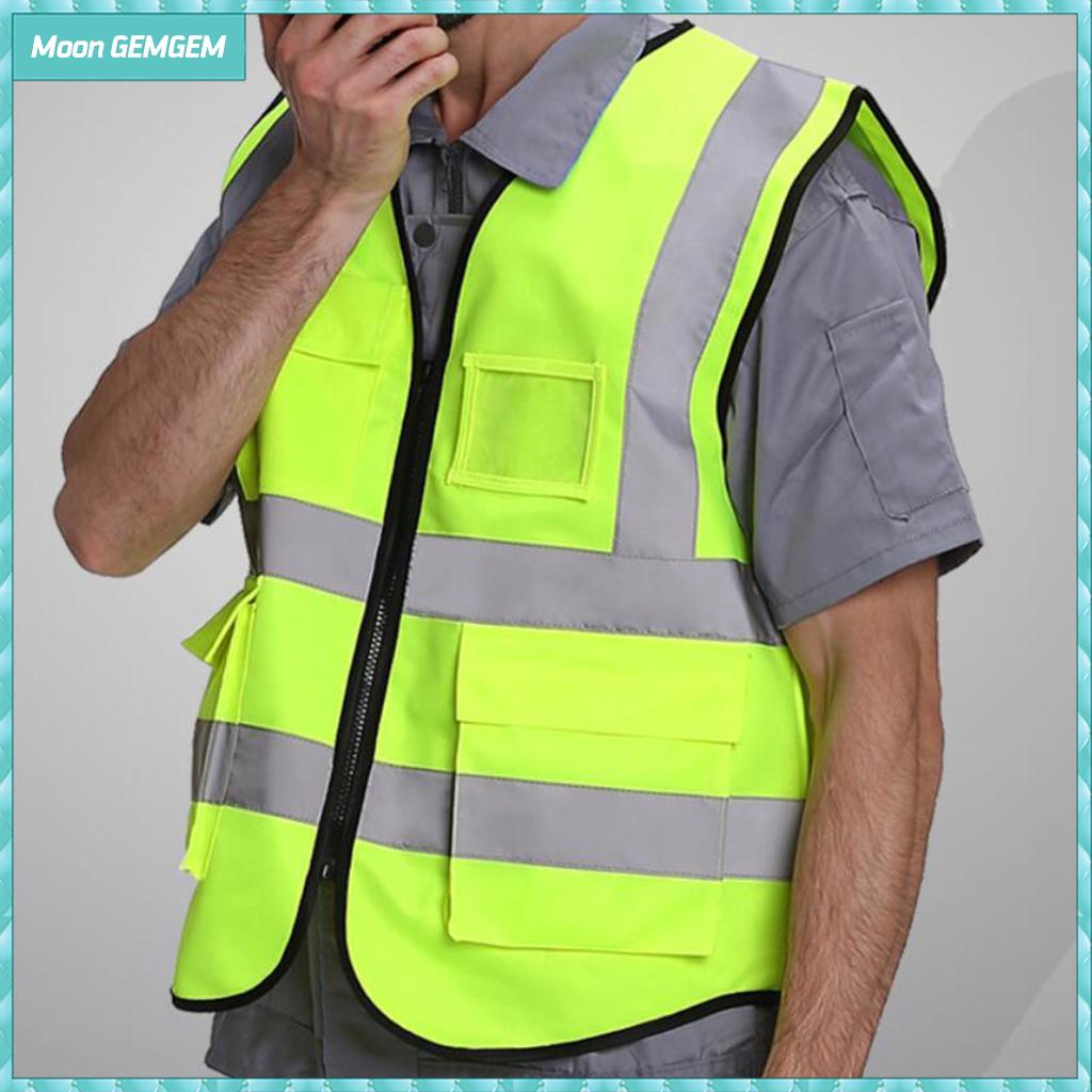 Mặt Trăng Đá Quý phản chiếu an toàn, màu neon sáng với dải phản quang