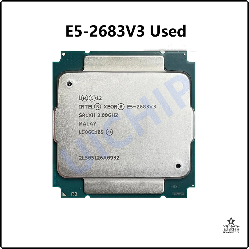 [Gu147] Intel Xeon CPU E5-2683V3 ES phiên bản qey7 20 Ghz 14-kerne 35m 120W LGA2011-3 E5-2683 V3 pro