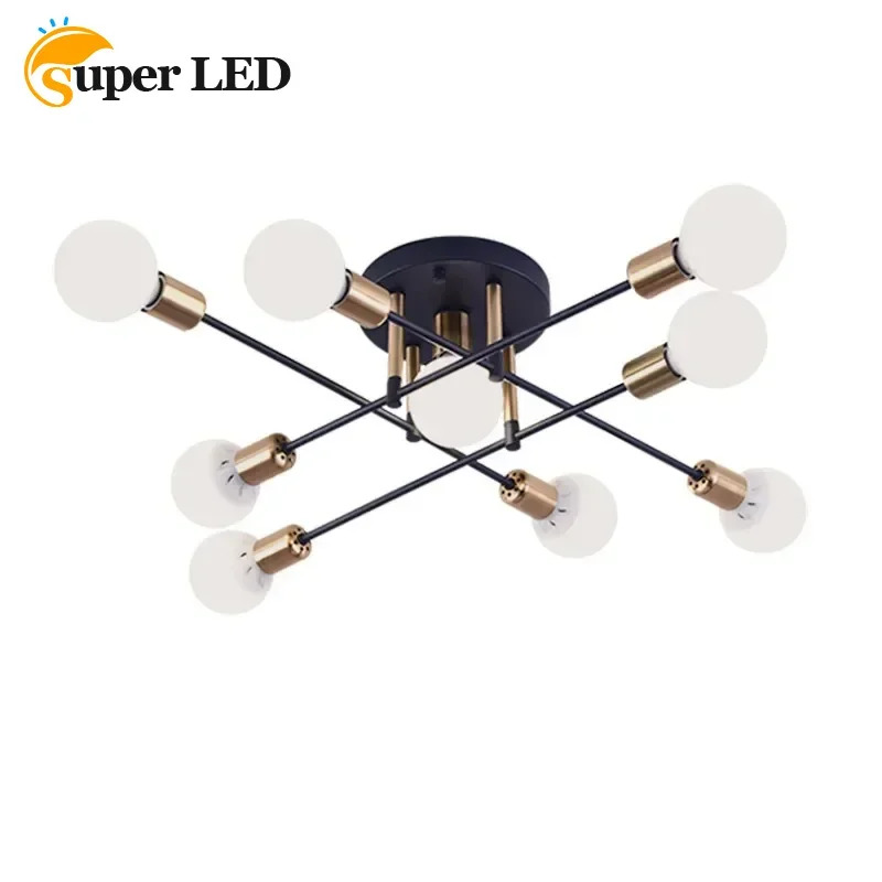 Đơn giản LED Đèn chùm Hiện Đại Đèn Trần Nhà hàng phòng ngủ phòng khách Bắc Âu R trang trí nội thất E