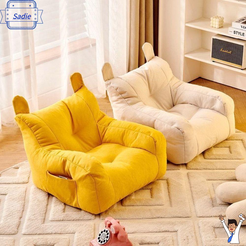 SADIE Mềm mại Ghế Sofa Nhỏ với túi lưu trữ Tiện dụng Ghế Sofa Gấu Trẻ Em Dễ thương cho trẻ em Thoải mái Ghế Sofa Lười Phòng Khách Dành cho bé trai và bé gái