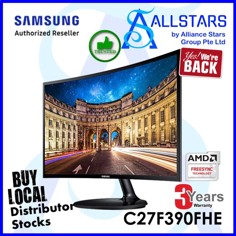 (ALLSTARS : We are Back / Black Friday / Cyber Monday / 12.12 PROMO) Samsung 27 inch C27F390 / C27F390FHE / C27F390FHEXXS Curved Full HD Monitor / HDMI+VGA+Audio Out (Warranty 3years on-site with Samsung Singapore) Singapore