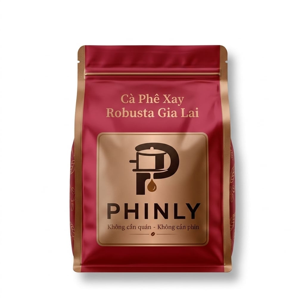 Cà Phê Xay Robusta Honey PHINLY - 500g - Xay phin