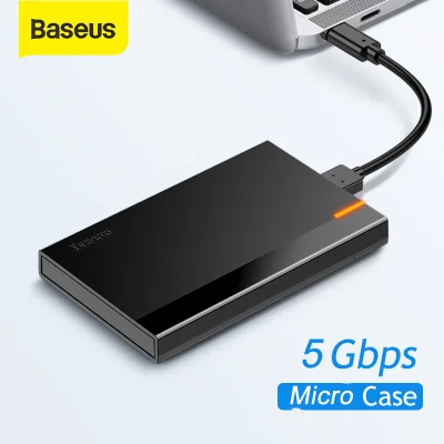 Baseus HDD Case 2.5 SATA to USB 3.0 Adapter Hard Disk Case HDD Enclosure for SSD Case Type C 3.1 HDD Box HD External HDD Caddy