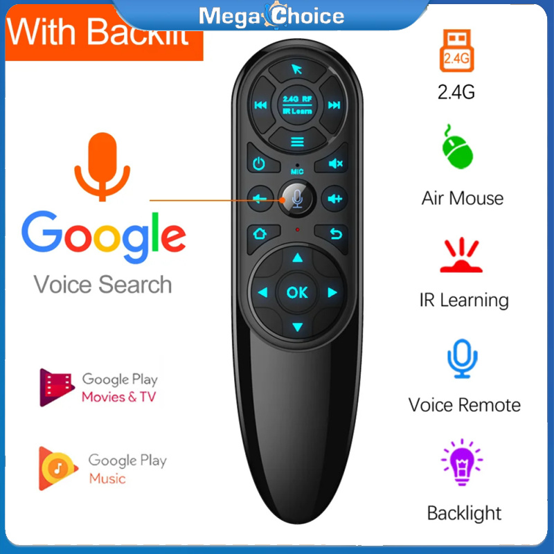 MegaChoice【Fast Delivery】2.4G Wireless Remote Control TV Replacement Smart TVs Remote Programmable Buttons With IR/RF Capabilities ราคา 225 บาท*ส่งฟรี