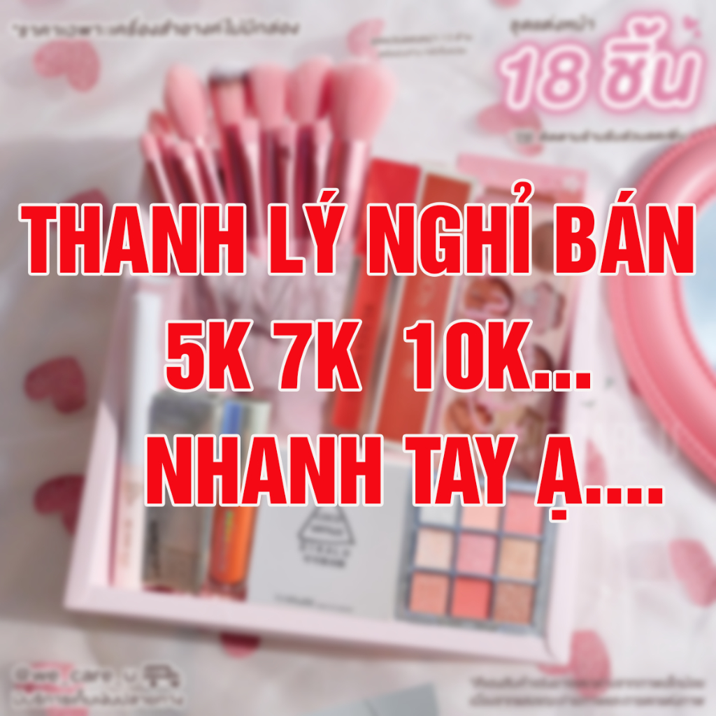 THANH LÝ 5K 7K 10K .. CÁC LOẠI PHẤN MẮT , SON, KẺ MẮT, MASCARA... chi tiết xem hình nhé khách