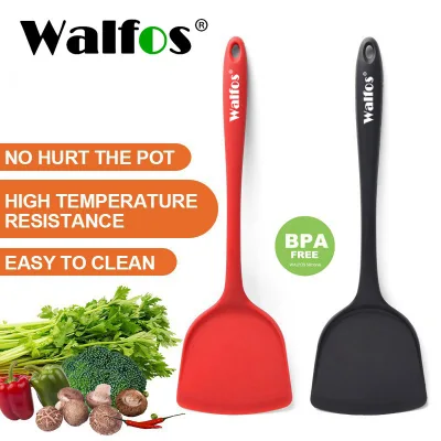 Walfos non-stick silicone spatula spatula with heat-resistant handle kitchen spatula tool for cooking