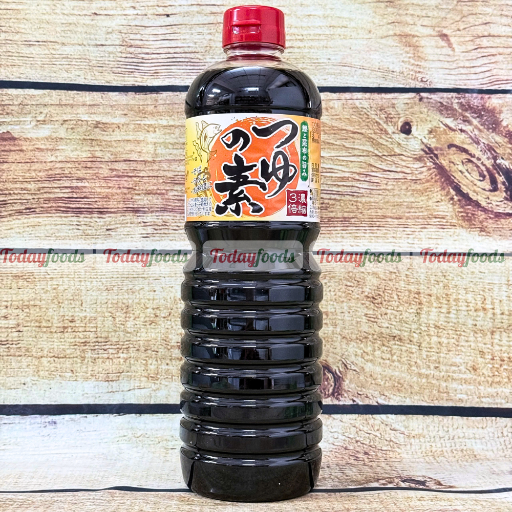 Nước Sốt Tsuyu Nhật Bản 1 Lít – Đậm Đặc Gấp 3, Pha Chấm Mì – Nêm – Kho Chuẩn Vị Nhật
