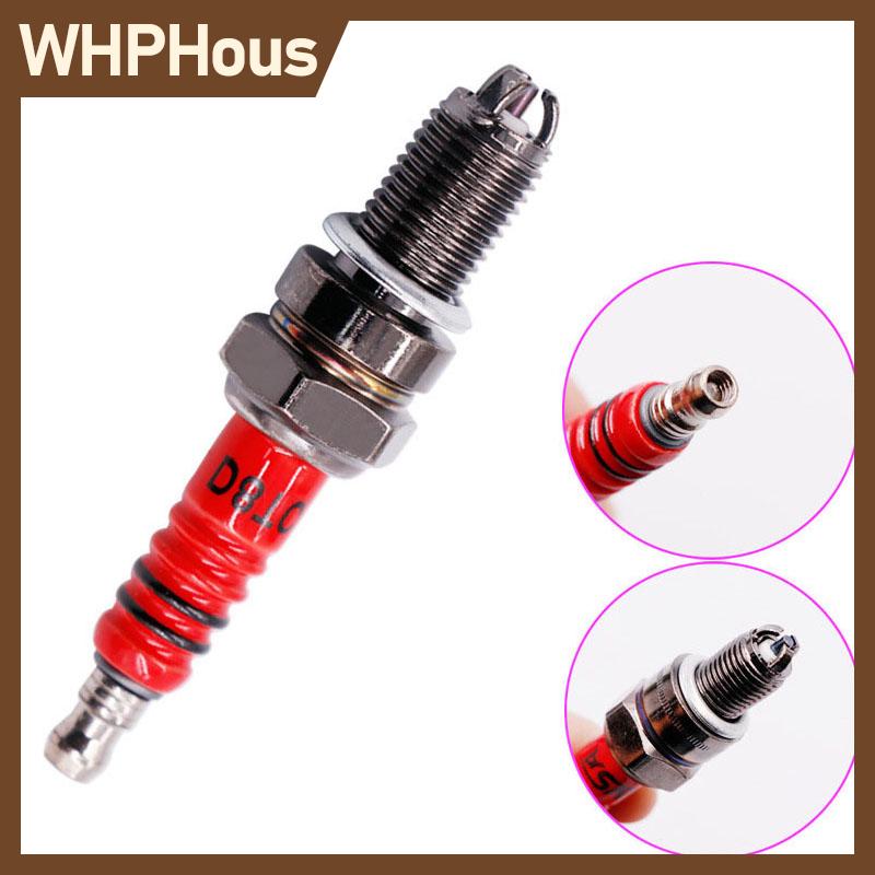 WHPHous Racing 3 Electrode 10mm Spark Plug A7TC Fits For GY6 50CC 110CC 125CC 150CC ATV Scooter Dirt Bike Go Kart Motorcycle Accessories