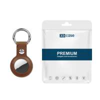 XDcase Vegan Leather Protective Case with Metal Ring For AirTag 2nd Gen / AirTag 1st Gen