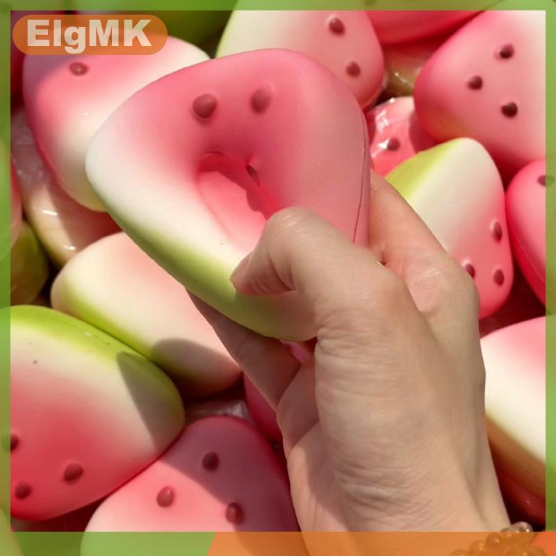 ElgMK Squishy Trái Cây Siêu Ướt Mềm Ice Skin Dưa Hấu Squishy Đồ Chơi Chậm Phục Hồi Giải Nén Đồ Chơi Phòng Trang Trí Quà Tặng Cho Trẻ Em Đồ Chơi