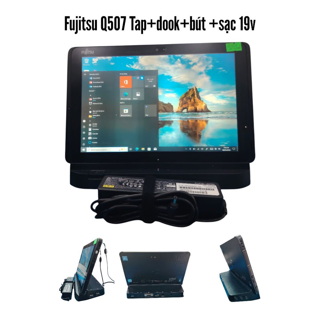 Máy tính bảng bảng Fujitsu arrows tap Q508/Q507 ram 4.ssd 64Gkèm sạc 12v+bút chính hãng - 5