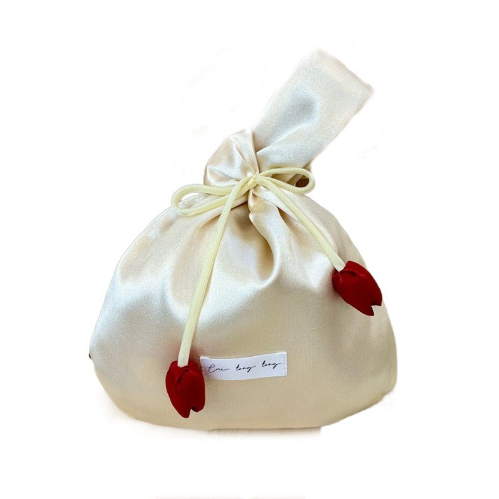 OOC Tay cầm TOPE Túi đeo tay hoa tulip Hình áo vest Sức chứa lớn Túi Quà Tặng ngày Nữ Thần Thanh lịch Phong cách Trung Quốc mới Túi làm đẹp đám cưới Ngày Nữ Thần - 2