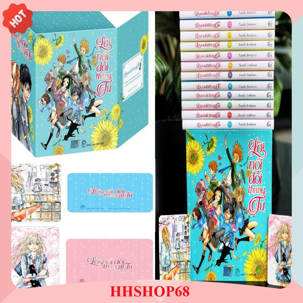 Truyện tranh - Boxset Lời Nói Dối Tháng Tư - Bộ 12 tập (Tặng Kèm 2 Card Nhựa Hình Nhân Vật )
