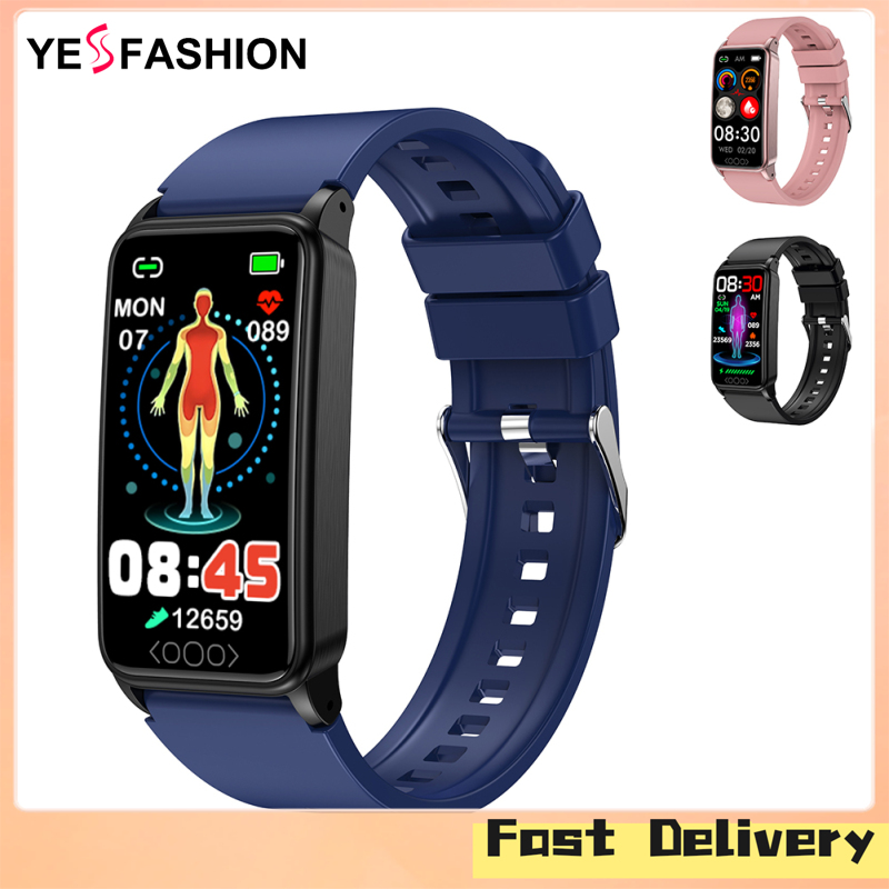 Yesfashion TK71pro Smart Watches For Men Women 1.47" Screen Fitness Tracker Heart Rate Blood Glucose Sleep Monitor IP68 Waterproof Smartwatch ราคา 489 บาท*ส่งฟรี