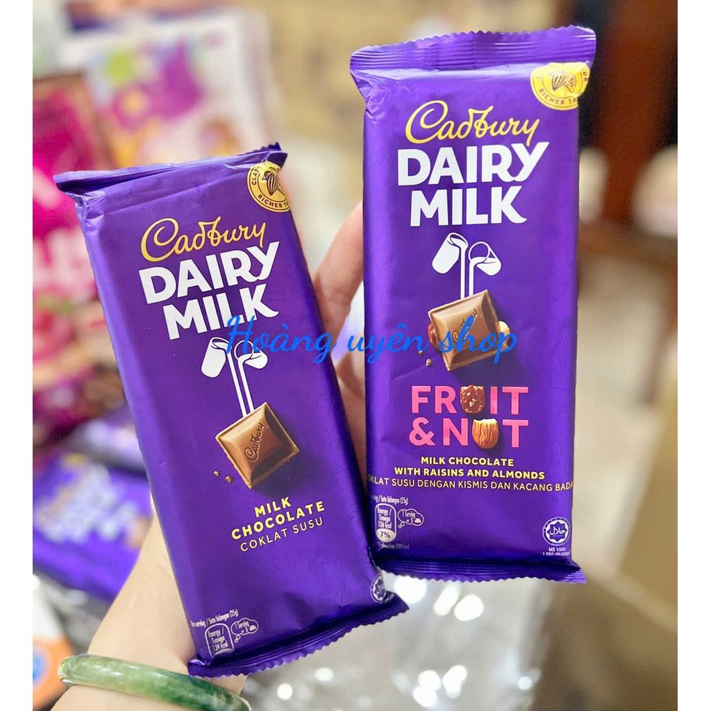 Thanh Socola Cadbury Dairy Milk 130g - mua càng nhiều giá càng rẻ ạ