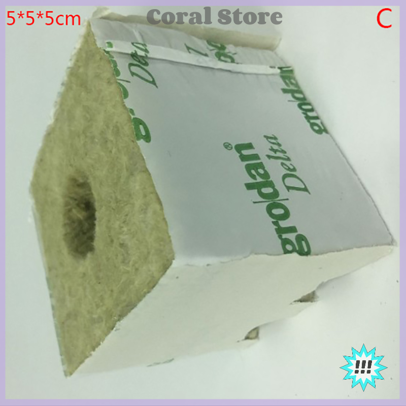 💖🎈🎈Đá len khối ventilative thủy canh Grow rockwool khối soilless trồng trọt