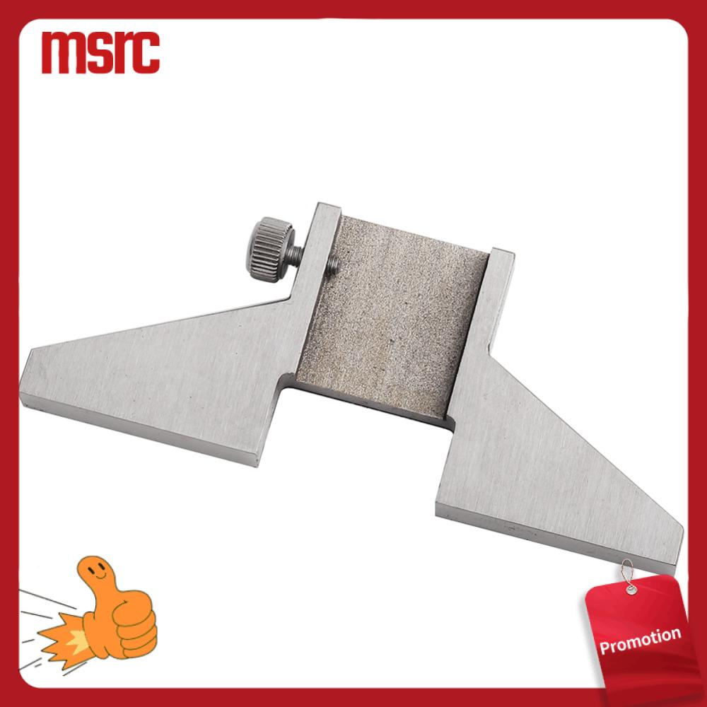 MSRC Thép không gỉ Đế thước đo độ sâu Thiết kế thanh T 4 inch, 6 inch, 8 inch, 12 inch Đế đo độ sâu Bền bỉ Núm vặn Phụ kiện thanh T thước cặp vernier để đo độ sâu và bước