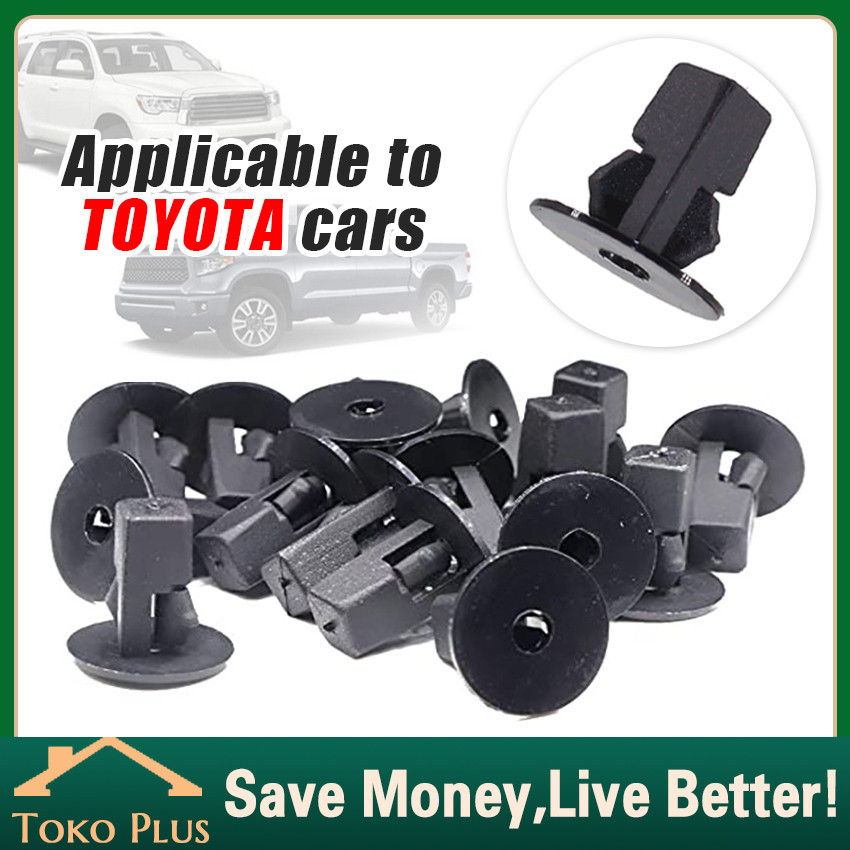 100Pcs Klip Kancing Bumper Liner Toyota Avanza Xenia Agya Ayla Terios Rush Xtrail Universal - klip kancing bemper mobil/Body Avanza Xenia Klip Kancing Liner Inner Harga 29,000 rupiah*Gratis Ongkir