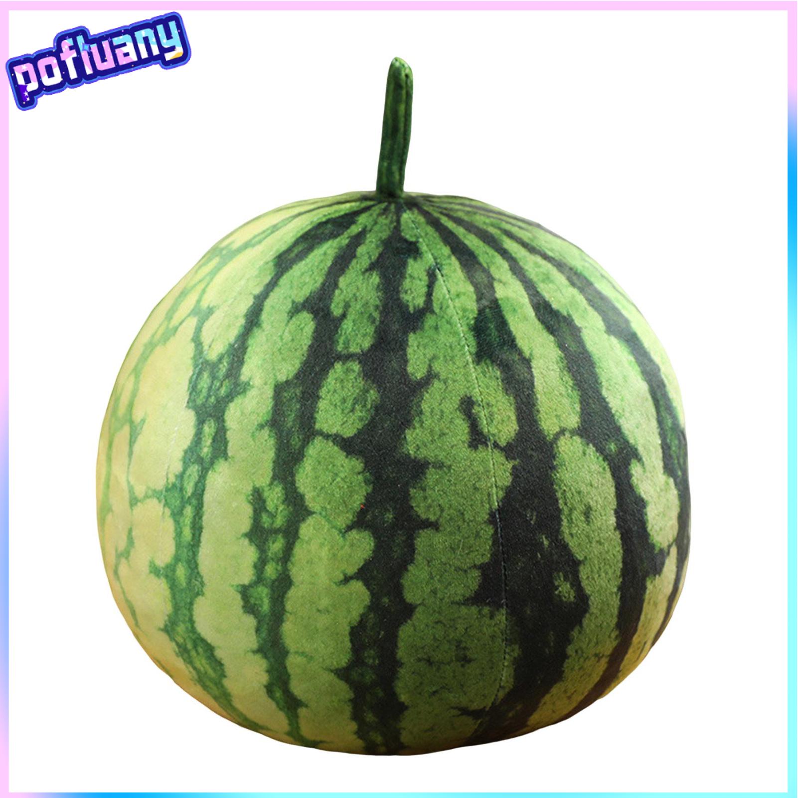 Fluffy Watermelon Toy Watermelon Plush Pillow Adorable Watermelon Plush Toy Soft Fruit Pillow for Kids Room Decor Perfect Gift Idea from Cross-border E-commerce Seller ราคา 506 บาท*ส่งฟรี